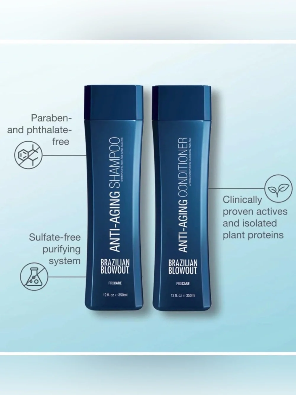 Brazilian Blowout Anti-Aging Conditioner from the ProCare line